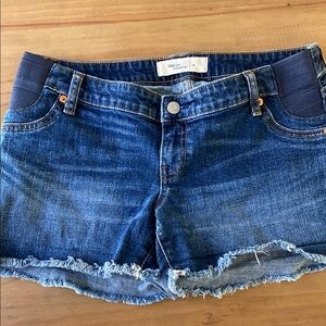 Denim Gap Maternity Shorts